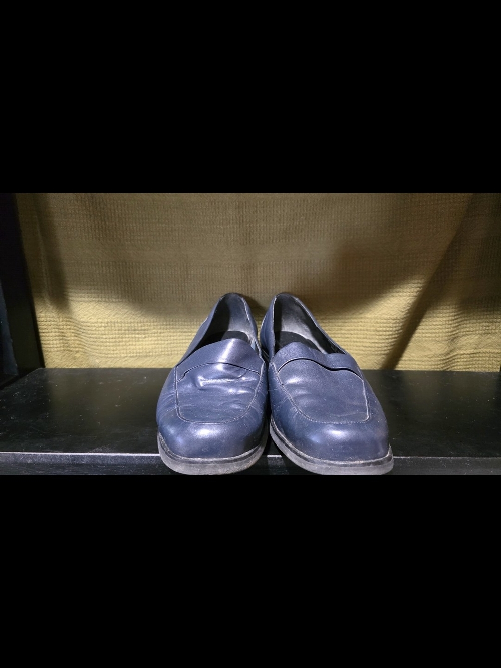 Rockport Women's Navy Leather Penny Loafers
